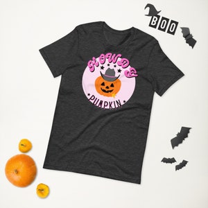 Pumpkin Tee Shirt, Pumpkin Graphic Tee, Jack-o-Lantern shirt, Halloween Western Clothing, Howdy Pumpkin, Spooky Season, Fall Shirts
