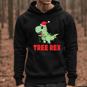 Christmas Dinosaur Sweatshirt, Gift for Geologist, Funny Dinosaur Sweater, Dino Hoodie, Christmas Graphic Tee, Mens Dinosaur Shirt