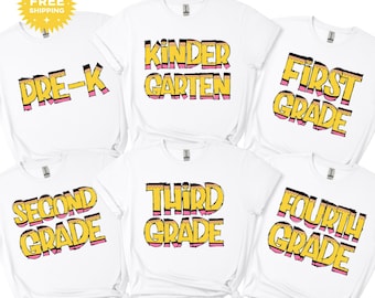 Matching Teacher Grade Level Shirts, Back to School Elementary Teacher T-Shirts, Teacher Team Tee, Group Teacher Shirts, Teacher Shirt Gift