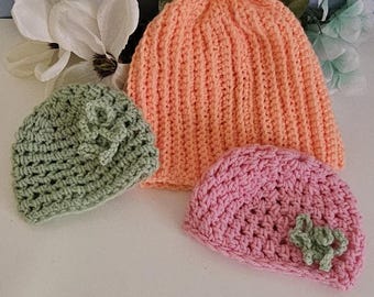 Cozy Crochet Winter Hat, Soft Yarn Beanie with Pom Pom