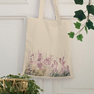 Stofftasche mit langem Henkel Floral Bild 1