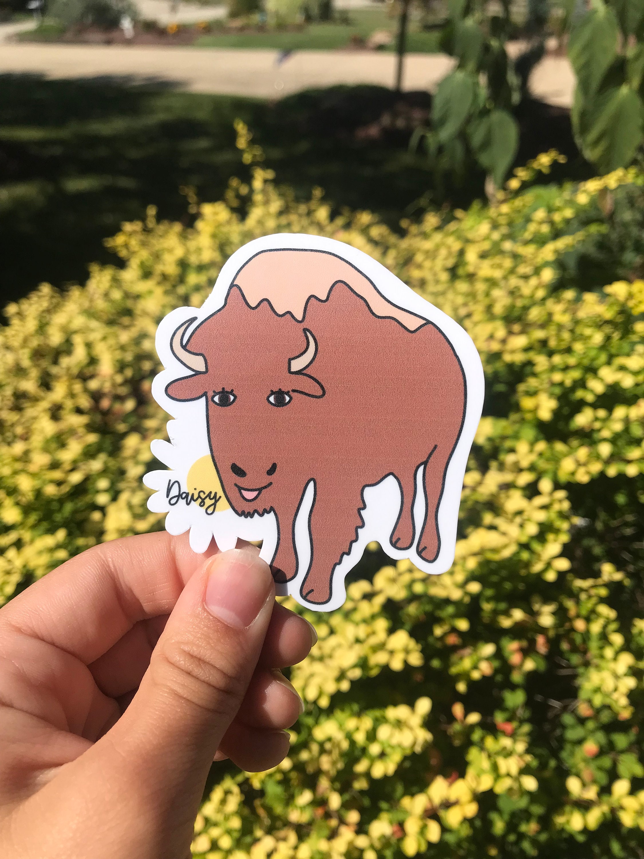 Daisy Sticker - Etsy