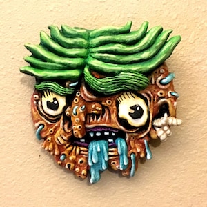 Ugly Ghoul Horror Wall Decoration - &quot;Ugly (Orange)&quot;