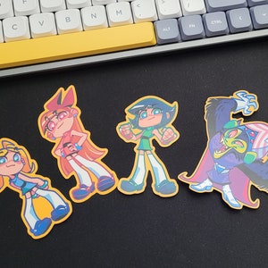 Stickers Powerpuff Girls et Mojo Jojo