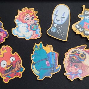 Ghibli-stickers klimmen