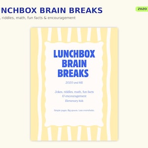 Lunchboxkaartjes voor kinderen - Printbare lunchbriefjes, moppen, raadsels, rekensommen - Zou je liever