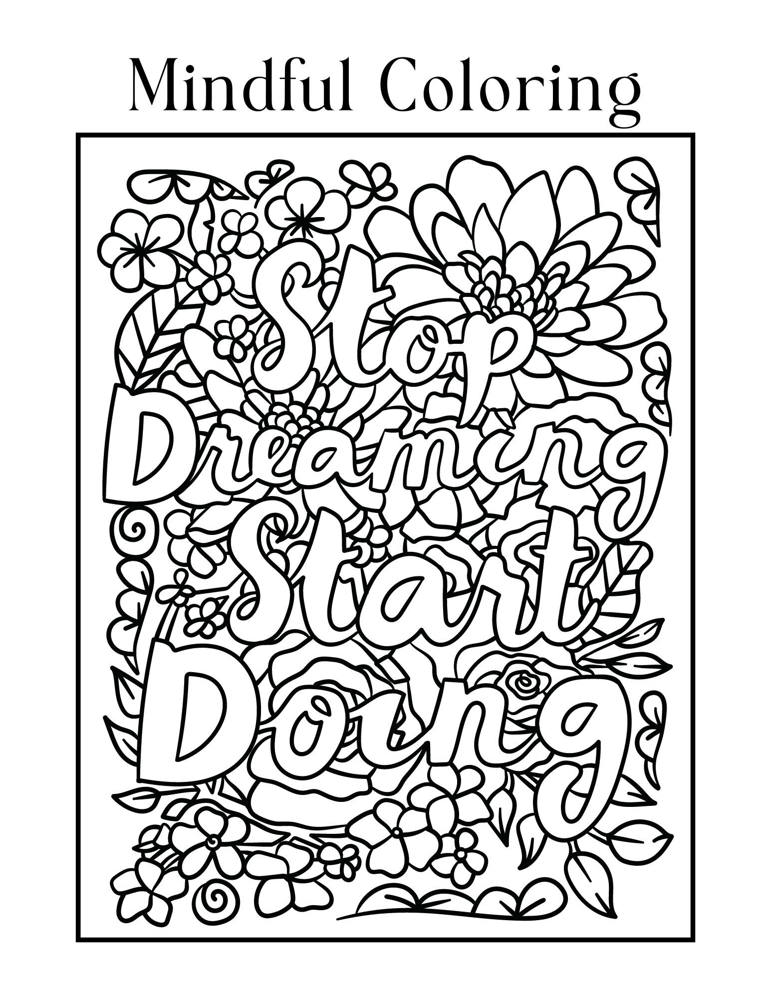 Mindful Coloring - Etsy