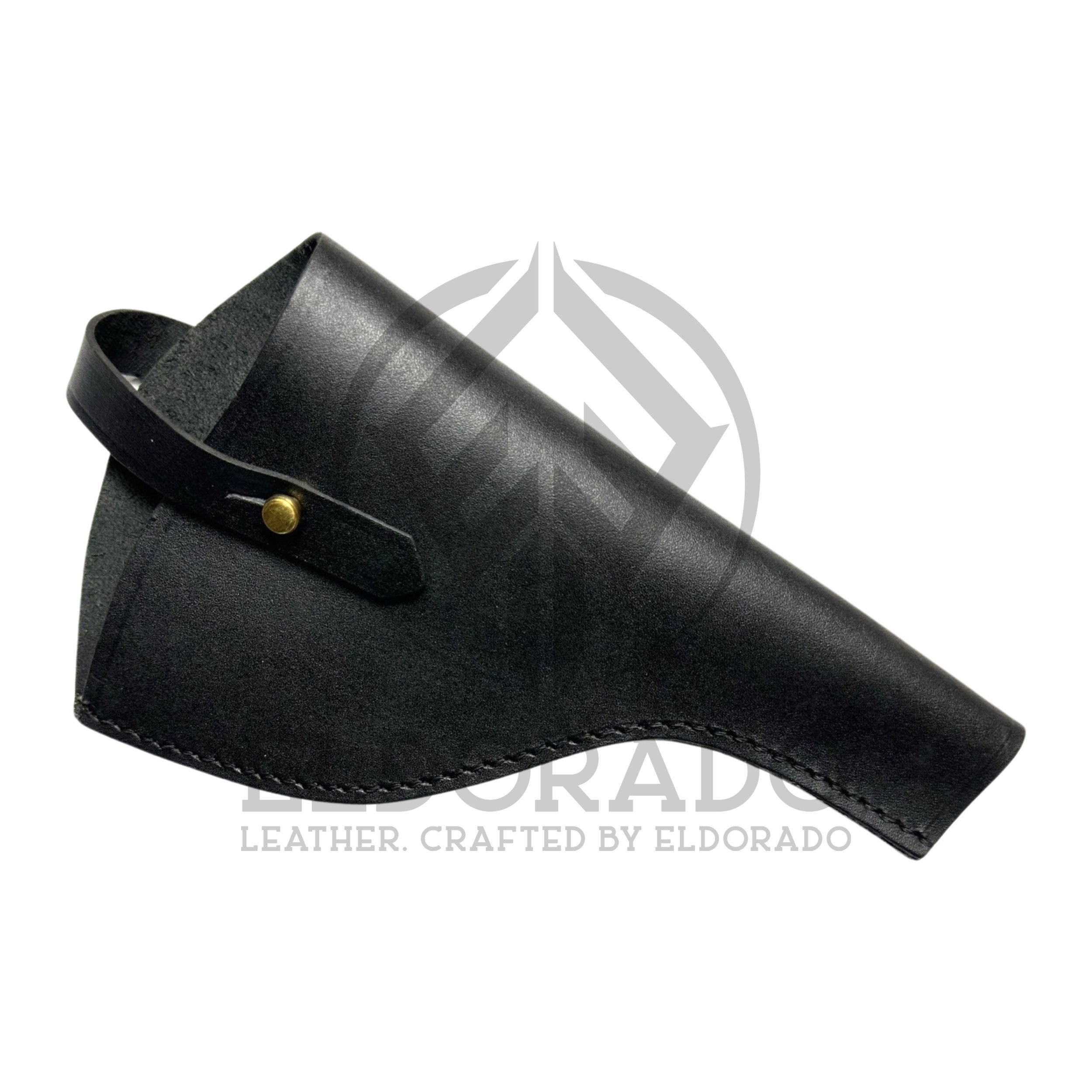 British WWI and WWII .455 ley Revolver Black Leather Holster