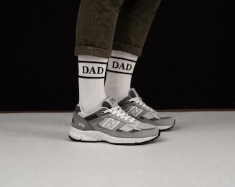 „DAD“, Statement Socken, Papa, Dad, Daddy, Tennissocken weiß, Geschenk Papa, Geschenk Vatertag, Partnergeschenk, Geburtstag Papa