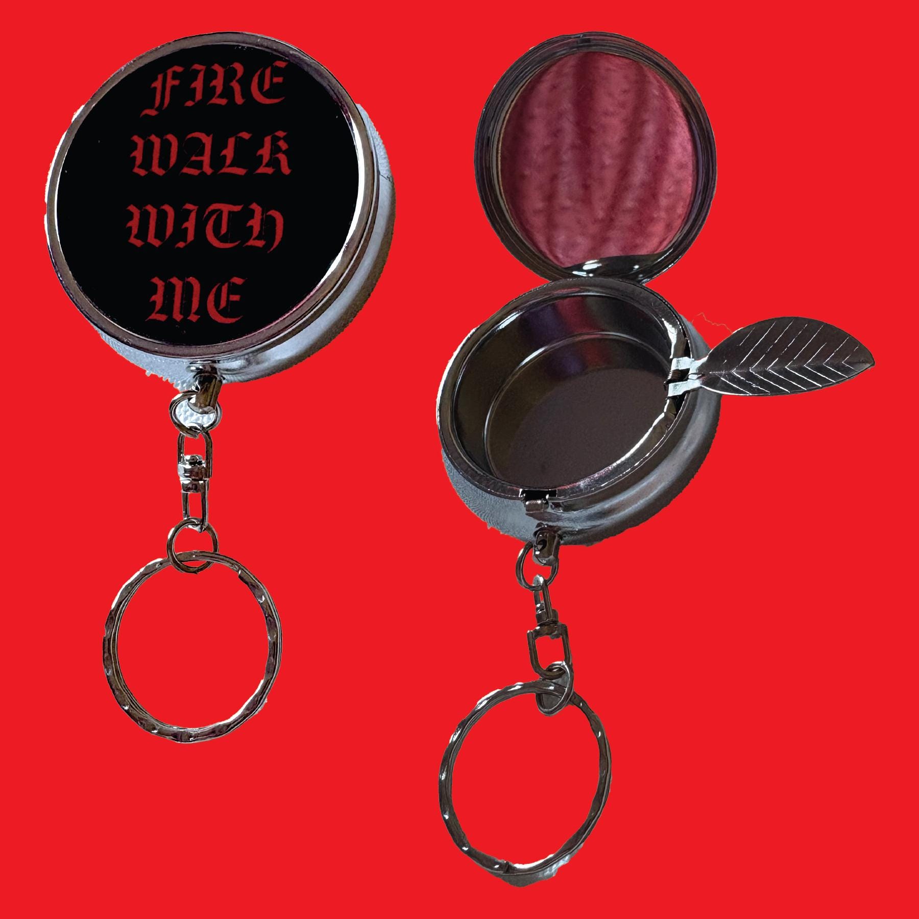 Twin Peaks Fire Walk With Me Travel Ashtray Keychain David Lynch