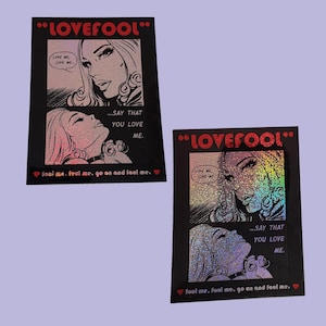 The Cardigans Lovefool Pixie Glitter Sticker 90s Grunge Y2K Alternative