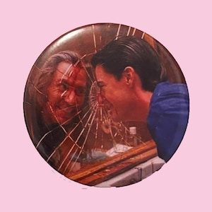 Twin Peaks Special Agent Dale Cooper Bob 2.25&quot; Pinback Button David Lynch 90s Grunge Alternative Y2K