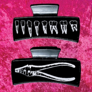 Pulling Teeth Hair Claw Clip