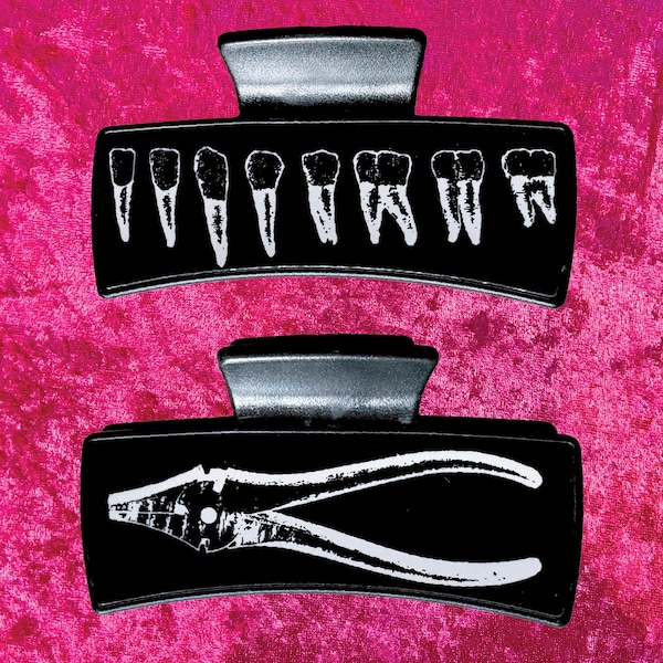 Pulling Teeth Hair Claw Clip