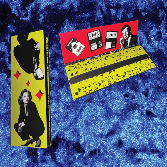 The X-files Rolling Papers Mulder & Scully 90s Grunge Y2K Sci-fi