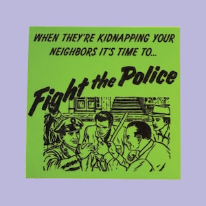 Glow in the Dark Fight Sticker