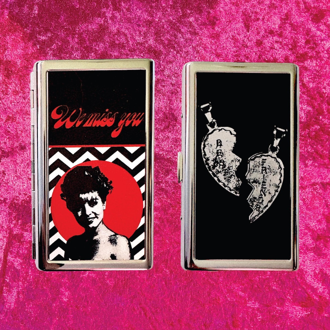 Laura Palmer Twin Peaks Metal Cigarette Case | David Lynch 90s