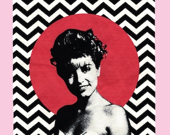 Twin Peaks Laura Palmer Art Print David Lynch Dale Cooper 90s y2k Grunge Goth Punk Rock Alternative