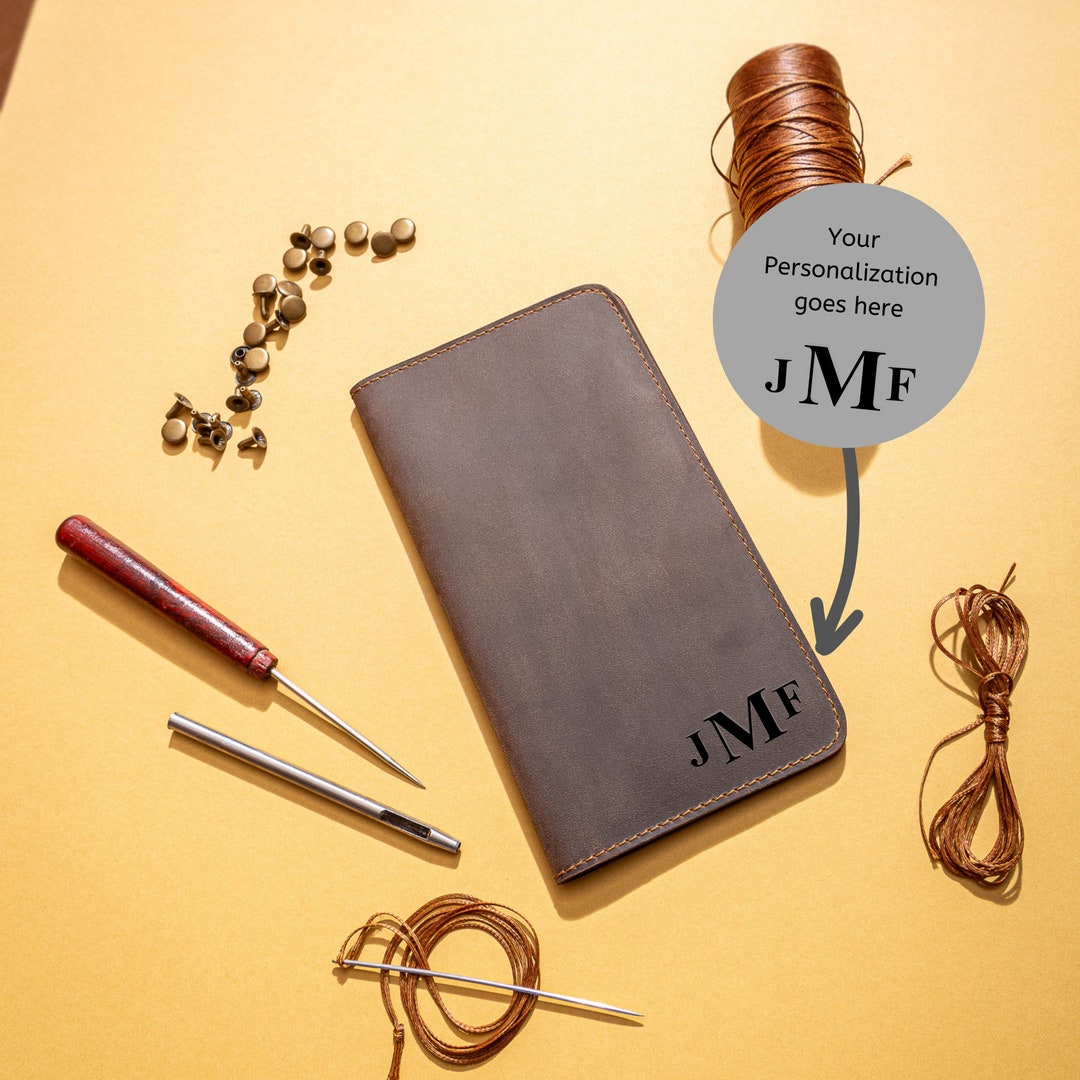 Personalized Checkbook Covers, Checkbook Cover, Leather Checkbook