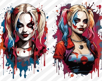 Harley Quin - Etsy