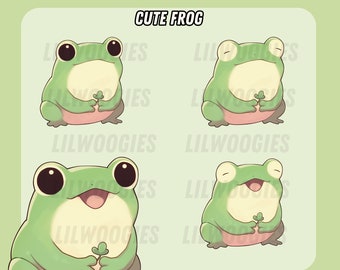 かわいいカエルの PNGTuber | かわいい | Twitch 対応 | Streamlabs