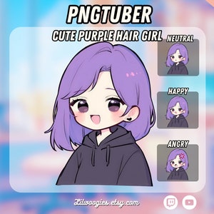 Cute Red Hair Girl PNGTuber | Kawaii | Ready For Twitch | Streamlabs | VTuber Avatar Streaming | Vtuber Assets | OBS | Premade | Discord