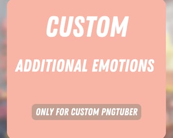 Custom PNG-Tuber Additional Emotion | Chibi | Cute | Custom | Kawaii | Twitch | YouTube | Vtuber | Streaming | Pngtuber | OBS | Veadotube