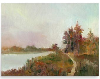 Autumn Painting Fall Tree Oil Painting Print