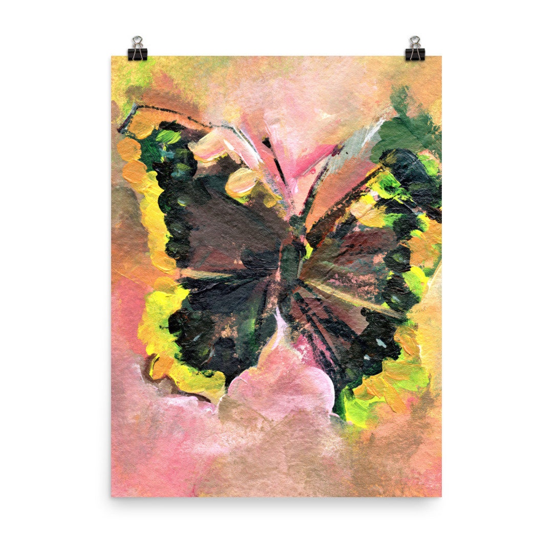 Luna Moth Art Print: Butterfly Artwork, Museum Quality Paper - Etsy