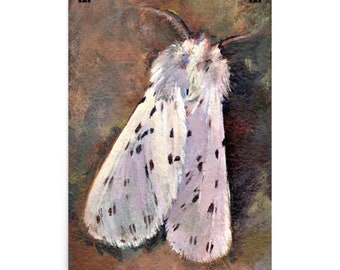 Luna Moth Art Print: Cottagecore Butterfly Artwork