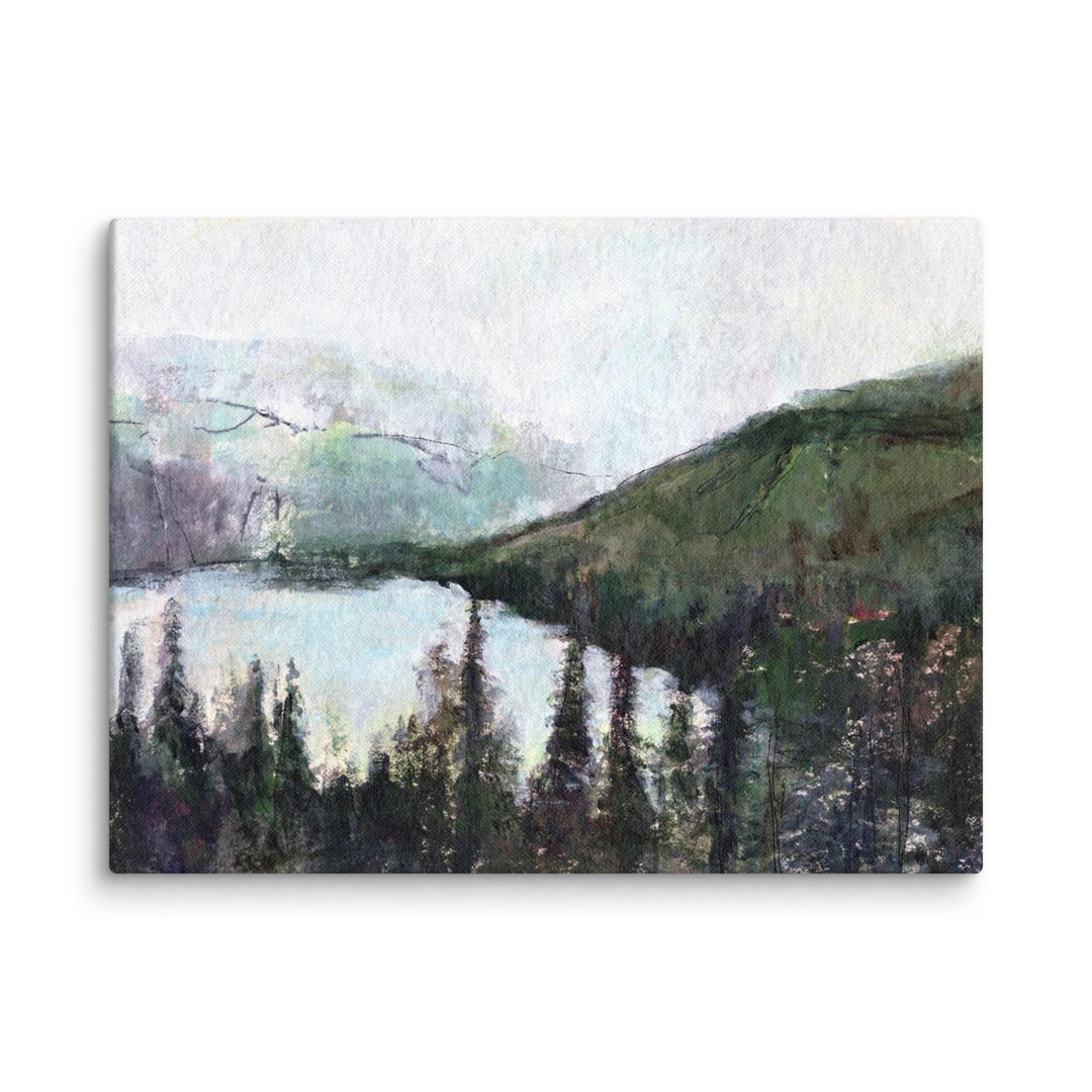 Mountain Lake Canvas Print: National Park Landscape Art - Etsy