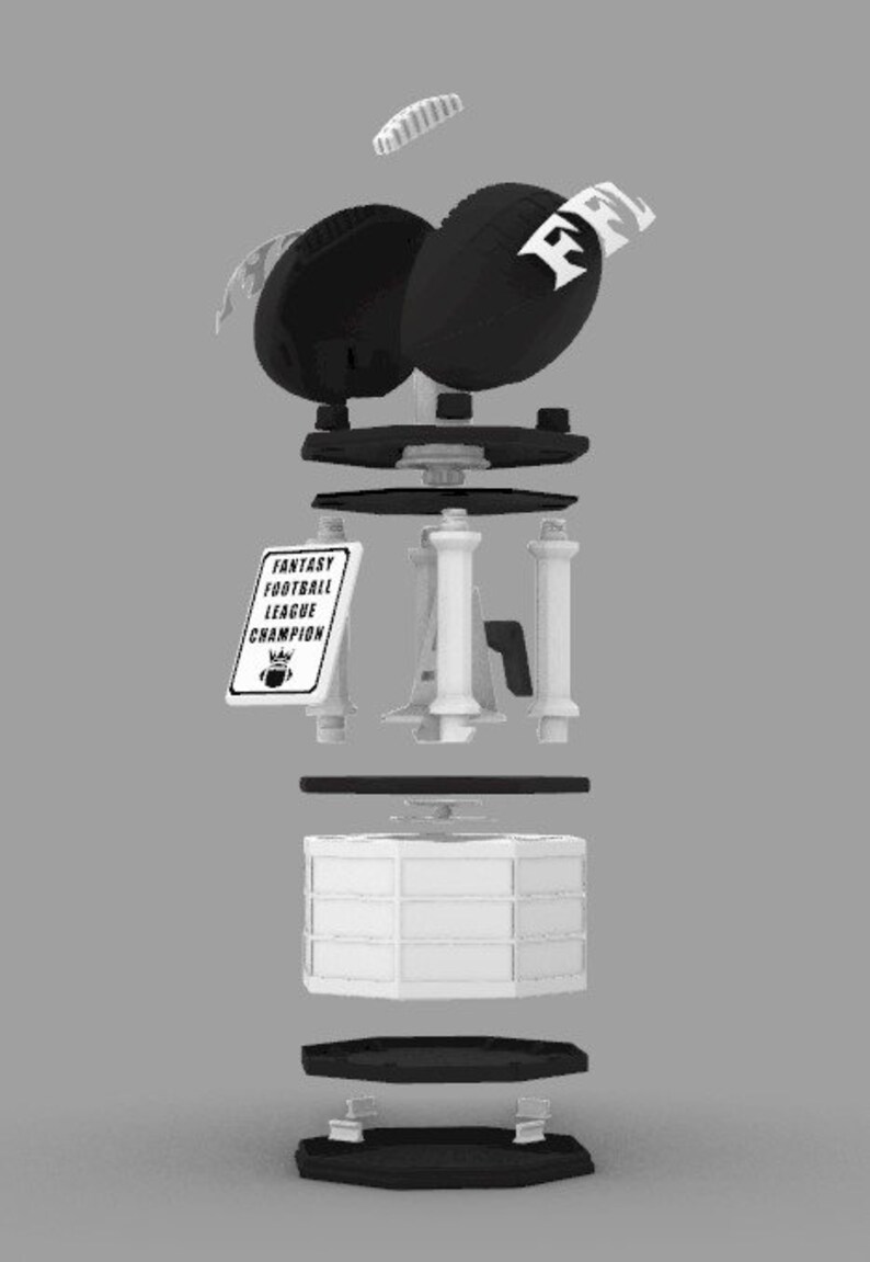 Epic Fantasy Football & Toilet Bowl Trophy stls - Etsy