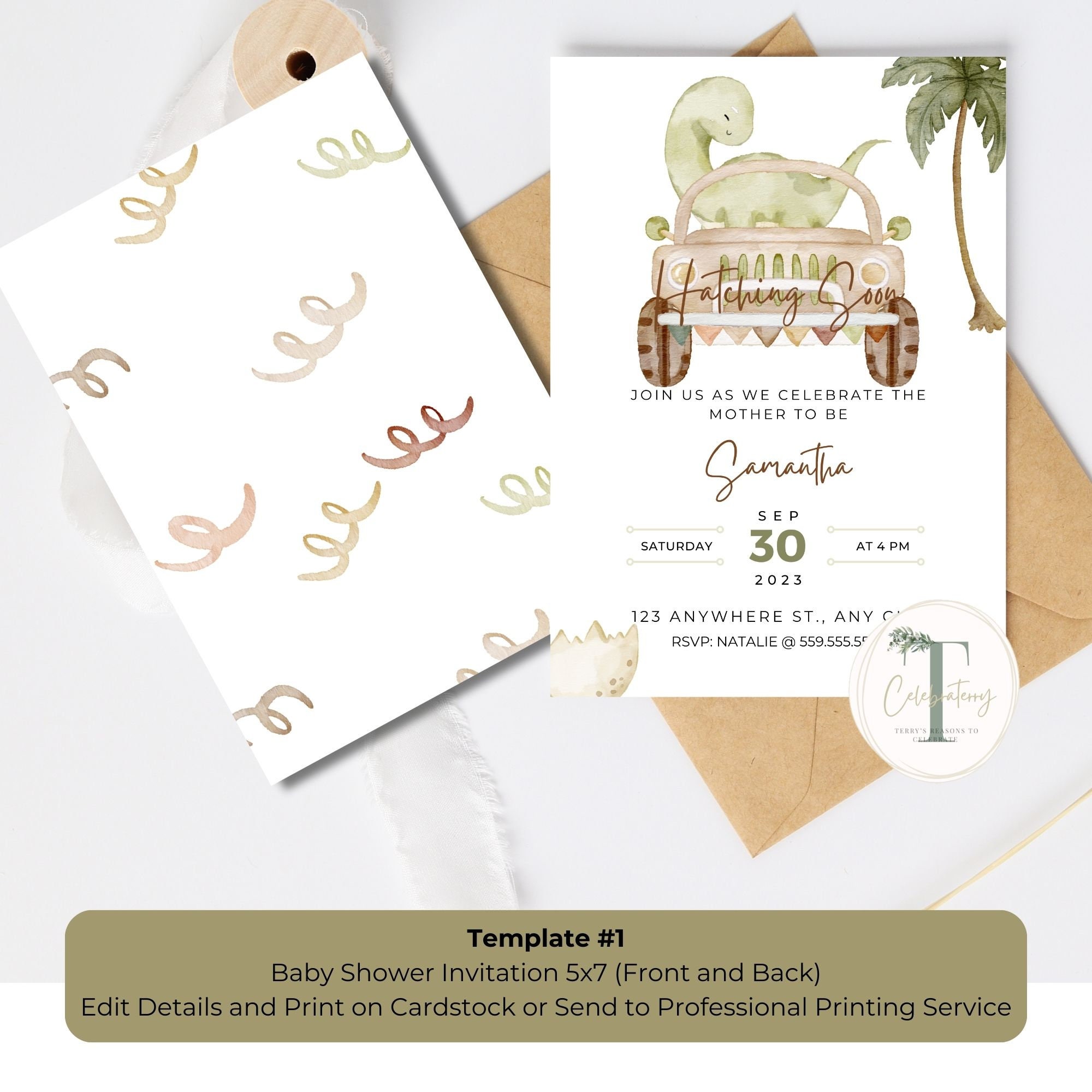 Baby Shower Invitation Baby Shower Invitation Set Neutral Etsy