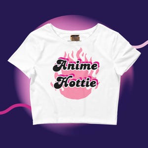 Women’s &quot;Anime Hottie&quot; Crop Tee