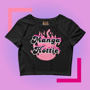 Women’s &quot;Manga Hottie&quot; Crop Tee