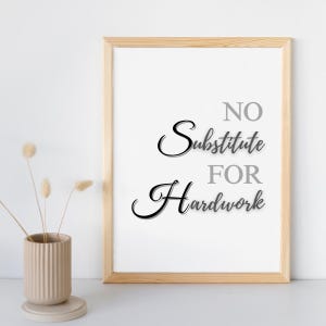Motivational Quote Print: Industrial Home Office Decor (Digital Download)