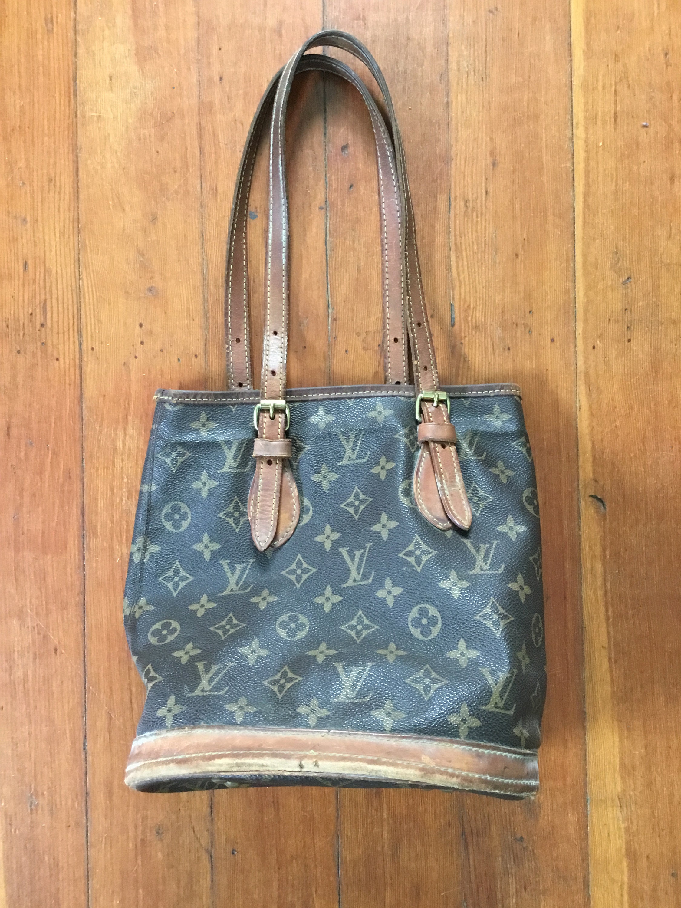 Authentic Louis Vuitton Vintage Monogram Bucket Bag Etsy