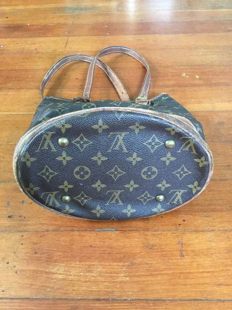 Authentic Louis Vuitton Vintage Monogram Bucket Bag Etsy