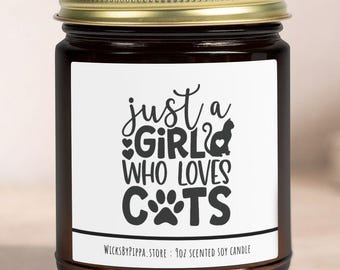 Cat Lover Gift Candle Cat Mom Gift Funny Cat Candle Crazy Cat Lady Gift Pet Parent Gift Cat Owner Gift Animal Lover Gift
