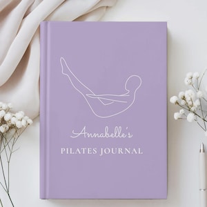 Personalized Pilates Journal: Custom Wellness Notebook, Pilates Instructor Gift