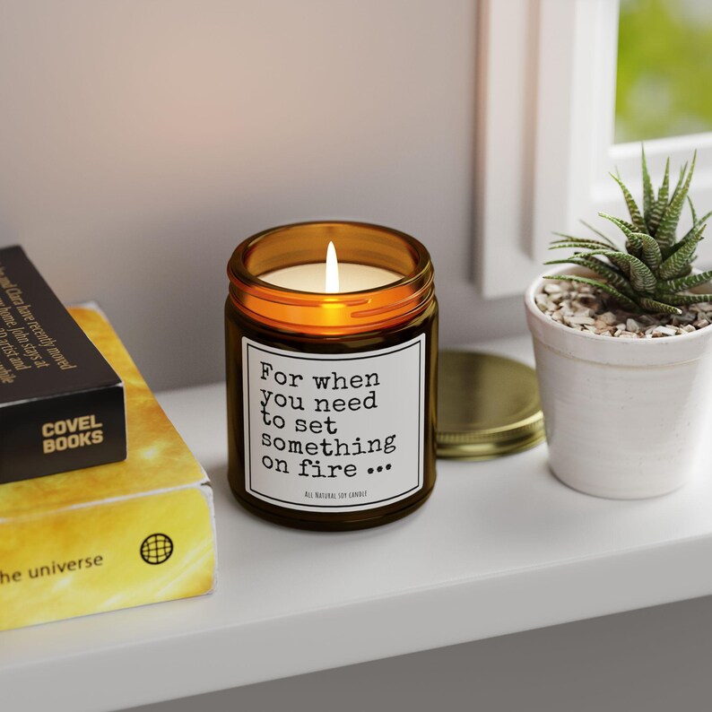 Funny Best Friend Candle Gift Sarcastic Candle for Friend Funny Coworker Gift Birthday Candle Stress Relief Gift Adult Humor Gift image 7