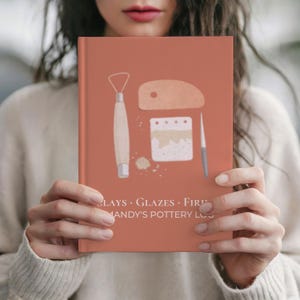 Pottery Log Book Glaze Testing Notebook Ceramic Studio Journal Clay and Firing Notes Personalized Pottery Journal Gift for Ceramic Artists