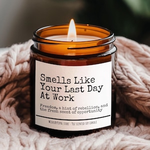 Coworker Gift Funny Office Candle Work Bestie Gift Leaving Job Gift Farewell Gift Retirement Gift Team Appreciation Gift Office Humor Decor