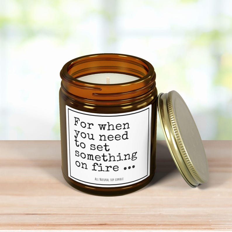 Funny Best Friend Candle Gift Sarcastic Candle for Friend Funny Coworker Gift Birthday Candle Stress Relief Gift Adult Humor Gift image 5