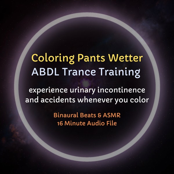 HypnoCat Coloring Pants Wetter ABDL Hypnosis (Age Play, Regression, Incontinence Training)