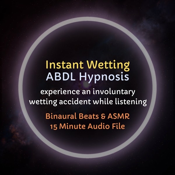 HypnoCat Instant Wetting ABDL Diaper Hypnosis (experience an involuntary wetting accident while listening), Age Play