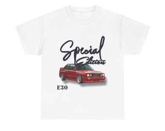 T-shirt graphique unisexe Car E30 vintage