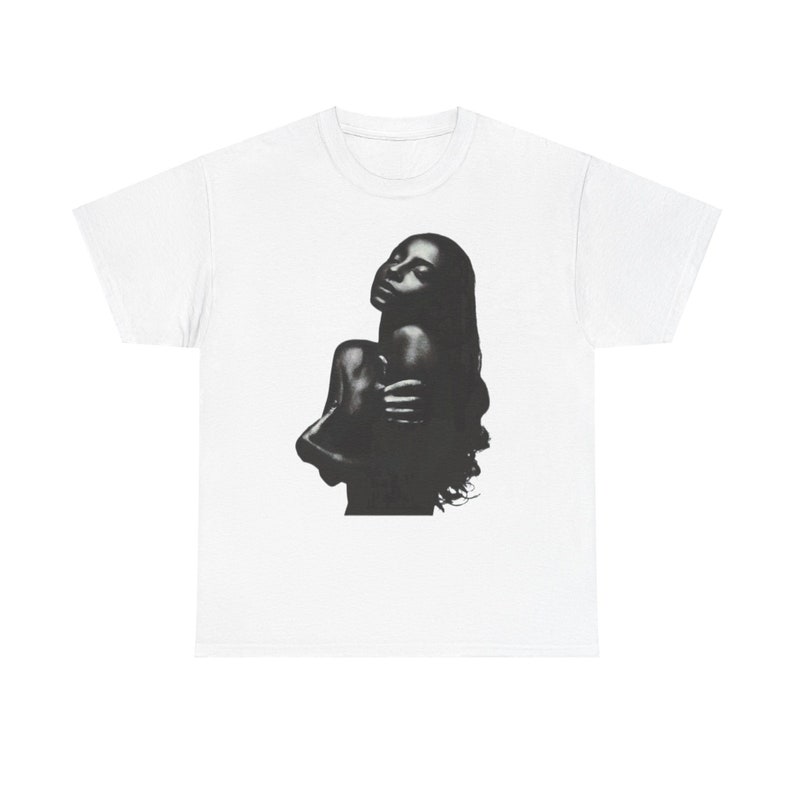 Sade unisex zwaar katoenen grafisch T-shirt afbeelding 1