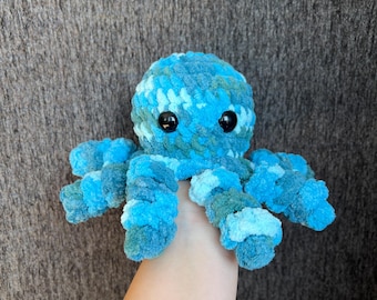Octopus Plushie – Handmade Crochet Octopus – Mini Octopus Toy – Ocean Nursery Decor – Stuffed Animal – Custom Plush – Octopus Gift