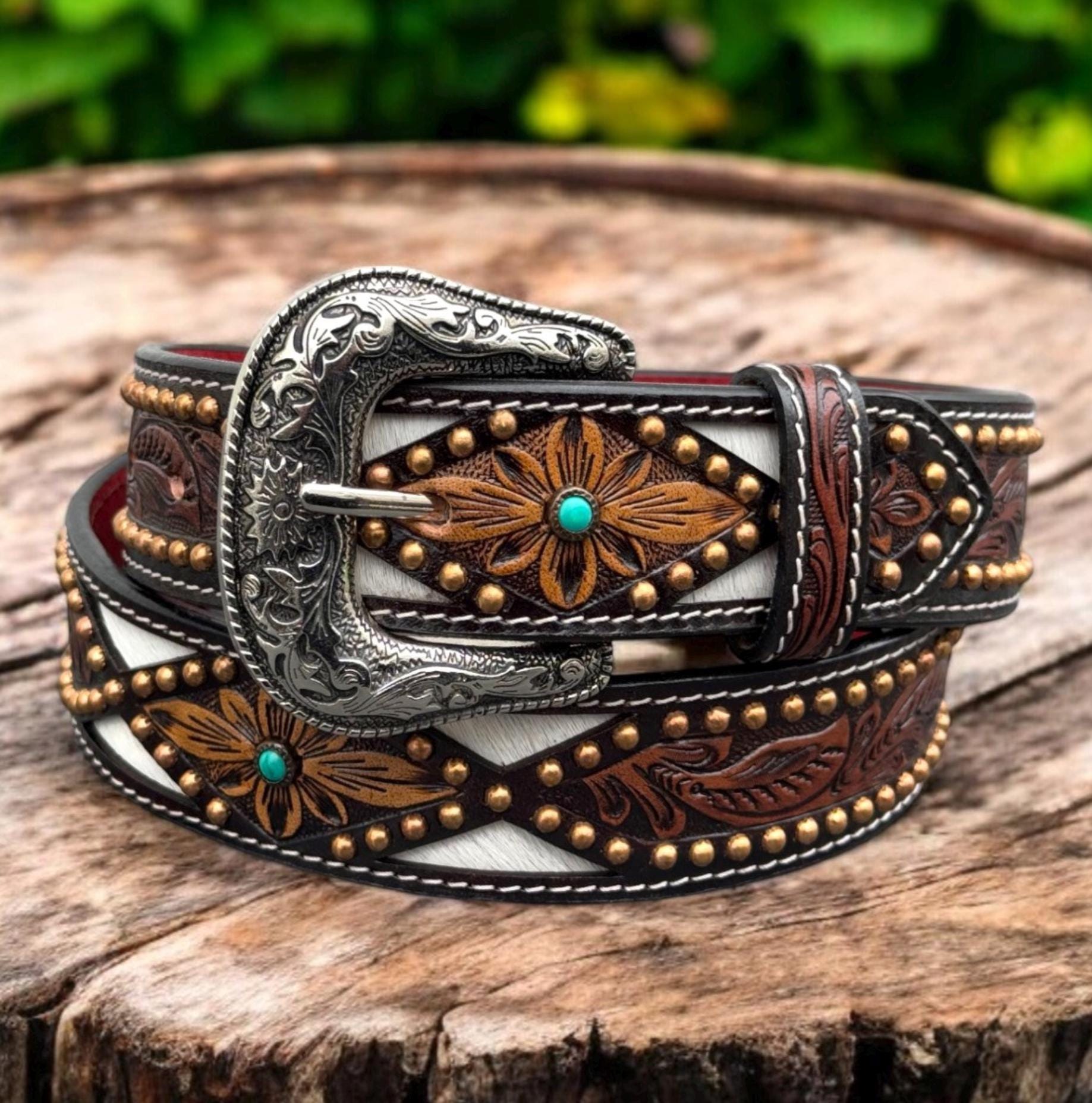 Belt Buckle With Gemstone - Etsy display picture 1